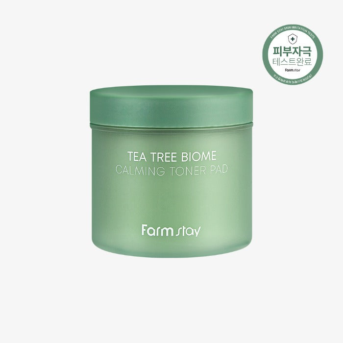 FARM STAY Tea Tree Biome Calming Toner Pad 140ml X 70 Pcs