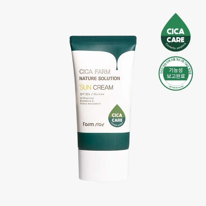 FARM STAY Cica Farm Nature Solution Sun Cream SPF 50+ PA++++ 50g / 1.76 fl oz