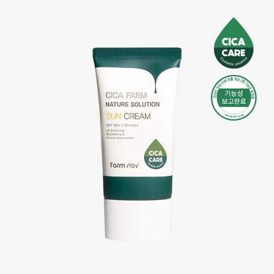 FARM STAY Cica Farm Nature Solution Sun Cream SPF 50+ PA++++ 50g / 1.76 fl oz