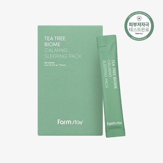 FARM STAY Tea Tree Biome Calming Sleeping Pack 4ml X 20 Pcs