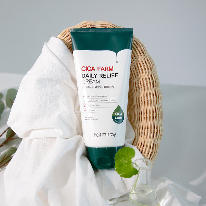 FARM STAY Cica Farm Daily Relief Cream 300ml / 10.14 fl oz