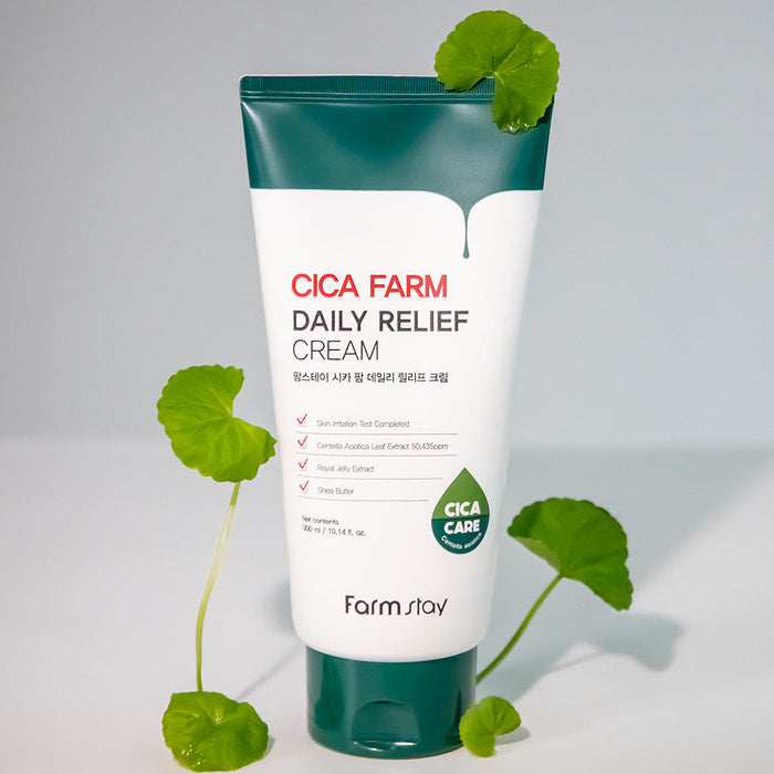 FARM STAY Cica Farm Daily Relief Cream 300ml / 10.14 fl oz